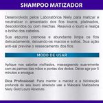 Shampoo Matizador Niely Gold Louro Absoluto 300 Ml