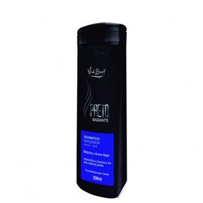 Shampoo Matizador para Cabelos Escuros Preto Radiante 300 Ml