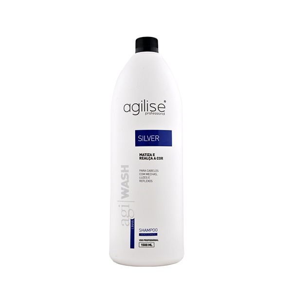 Shampoo Matizador Perolizante Silver Agilise 1000-lt - Agilise Cosméticos