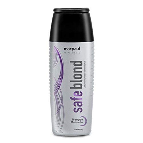 Shampoo Matizador Safe Blond - Macpaul - 250ml