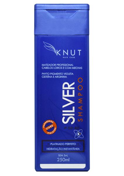 Shampoo Matizador Silver Knut Hidratação Instantânea 250ml