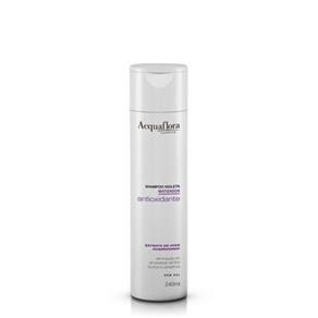 Shampoo Matizador Violeta Antioxidante Desamarelador Acquaflora - 240ML - 240ML