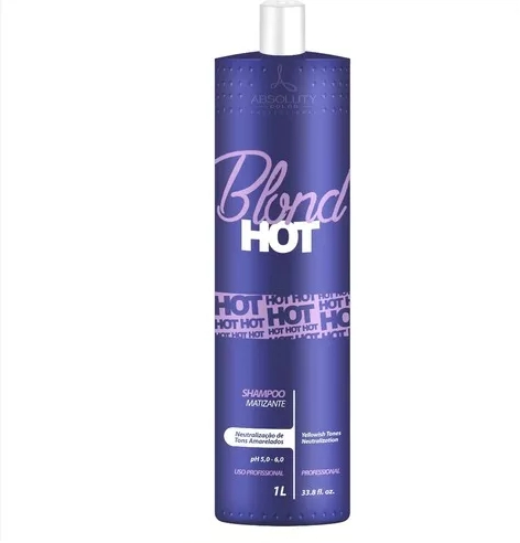 Shampoo Matizante Blond Hot 1 Litro Absoluty Color