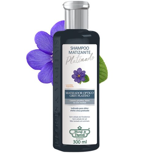 Shampoo Matizante Flores & Vegetais Platinado - 300ml
