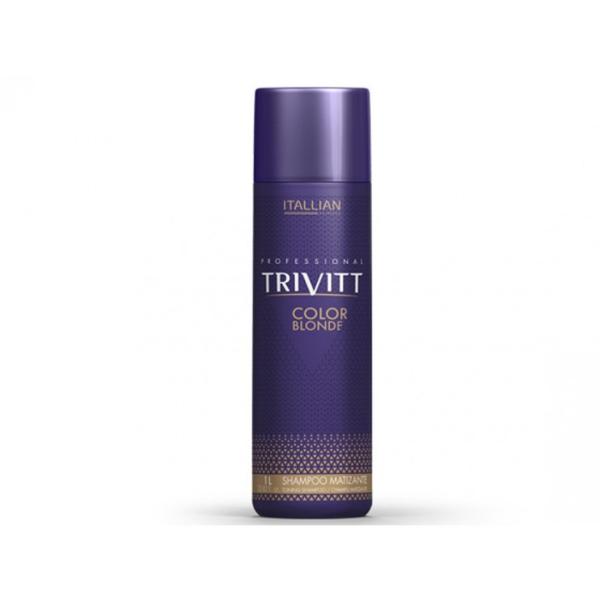 Shampoo Matizante Itallian Trivitt Color Blonde 1L - Itallian Color