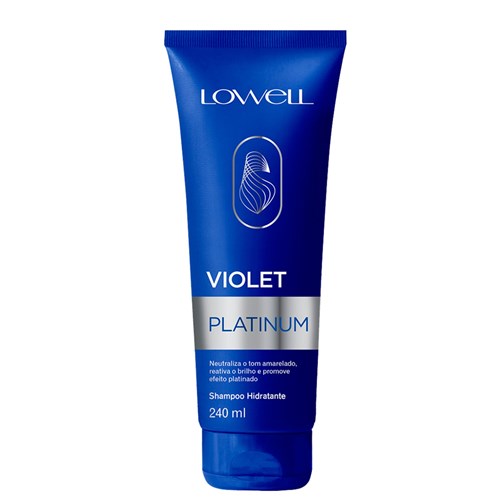 Shampoo Matizante Lowell Violet Platinum Loiros 240ml Azul