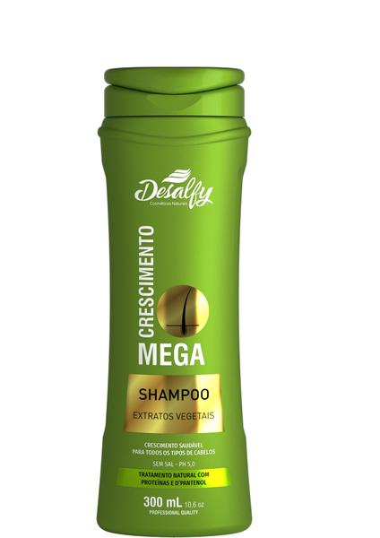 Shampoo Mega Crescimento - 300ml - Desalfy Cosméticos Naturais