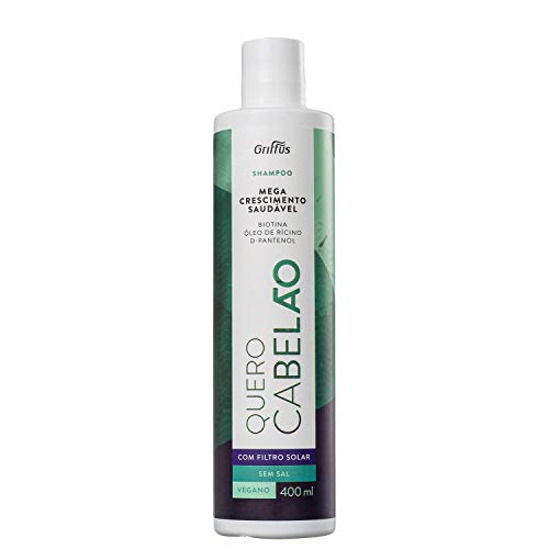 Shampoo Mega Crescimento Saudável Quero Cabelão Griffus 400ml