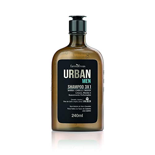 Shampoo Men Ipa 3X1, Urban, Incolor, 240 Ml
