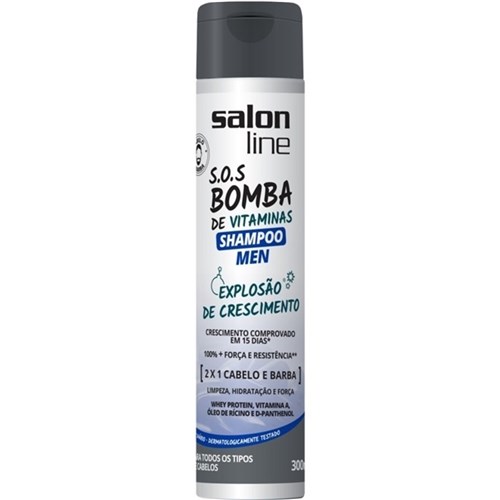 Shampoo Men Salon Line S.O.S Bomba 300Ml