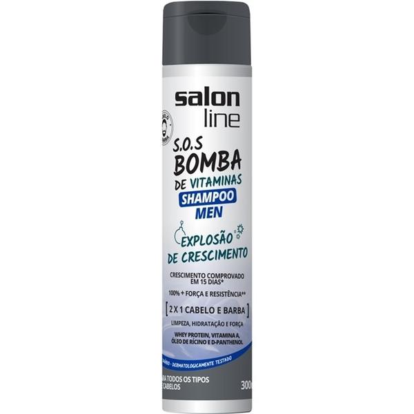 Shampoo Men Salon Line S.O.S Bomba 300Ml