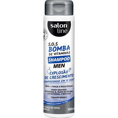 Shampoo Men SOS de Vitaminas 300ml Salon Line