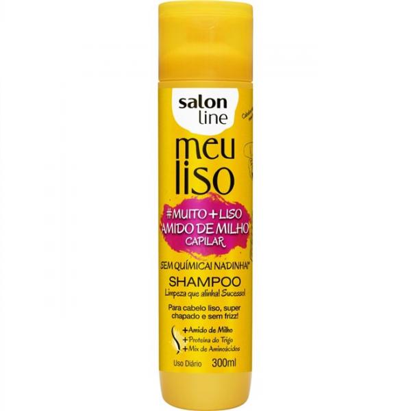 Shampoo Meu Liso Muito+liso Amido de Milho 300ml - Salon Line - Salonline