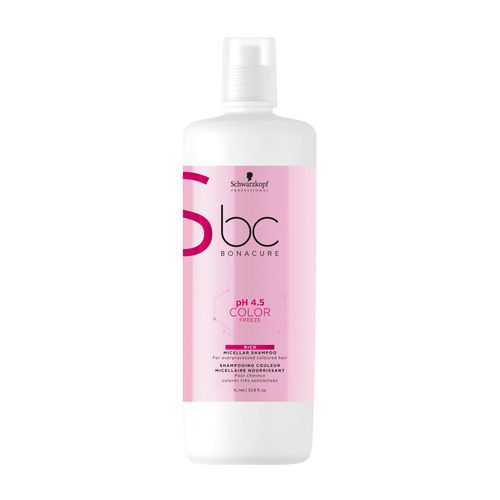 Shampoo Micelar Enriquecido Schwarzkopf Bc Bonacure Ph 4.5 Color Freeze - 1l