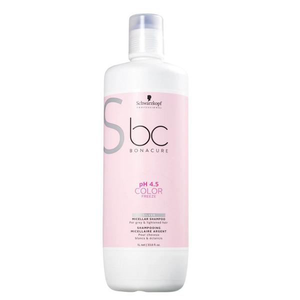 Shampoo Micelar Silver Schwarzkopf Bc Bonacure Ph 4.5 Color Freeze - 1l