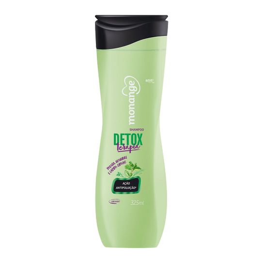 Shampoo Monange Detox Terapia Menta Gengibre e Capim Limão 325ml