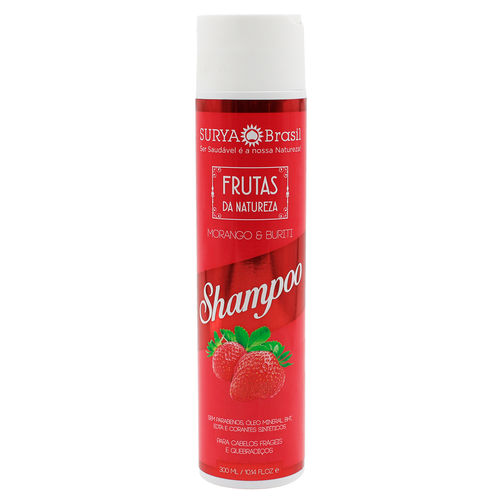 Shampoo Morango e Buriti Frutas da Natureza Surya Brasil 300ml - 30.11.p