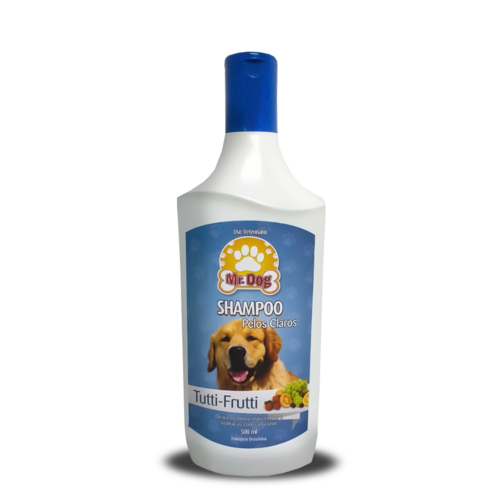 Shampoo Mr. Dog Pelos Claros Tutti-Frutti 500 Ml