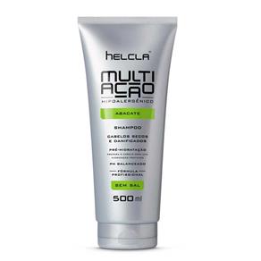 Shampoo Multiação Abacate Secos e Danificados Helcla - 500ML