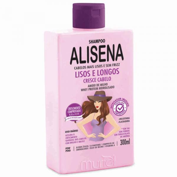 Shampoo Muriel Alisena Lisos e Longos Shampoo 300g