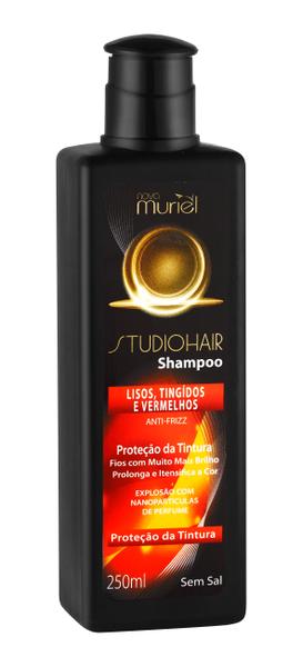 Shampoo Muriel para Cabelos Tingidos Lisos Vermelhos 250ml