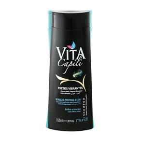 Shampoo Muriel Vita Capili Cabelo Preto Vibrante Maciez 350g