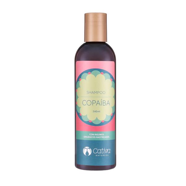 Shampoo Natural Copaíba para Cabelos Oleosos 240ml Cativa Natureza