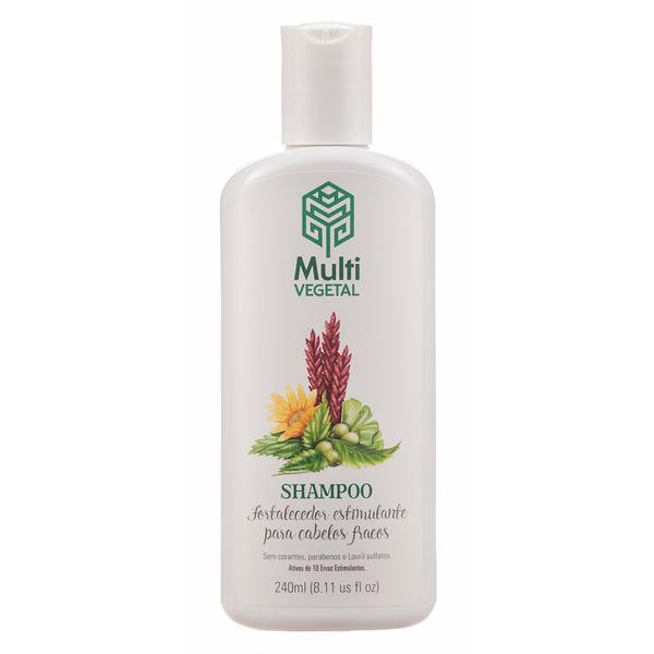 Shampoo Natural de Ervas Estimulantes para Fortalecimento Capilar 240ml - Multi Vegetal