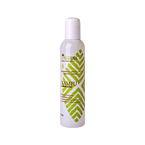 Shampoo Natural e Vegano com Proteína de Baobá 200ml - Aymara-Una