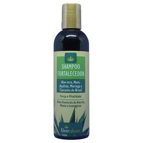 Shampoo Natural Fortalecedor Livealoe 240 Ml Shampoo Natural Fortalecedor Livealoe 240ml