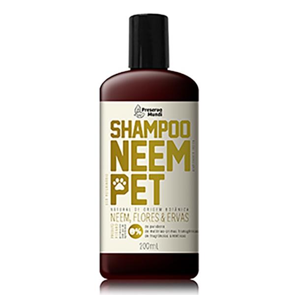 Shampoo Natural para PET com Óleo de Neem - 180 Ml Preser - Preserva Mundi