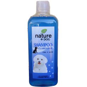Shampoo Nature Dog para Cães e Gatos - Pelos Claros 500 Ml