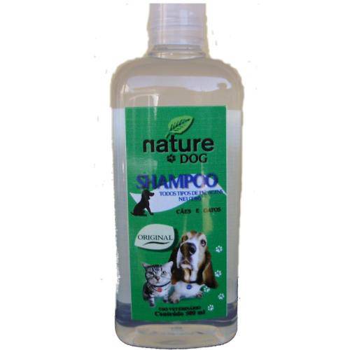Shampoo Nature Dog para Cães e Gatos Todos os Tipos de Pelagem Neutro - 500ml