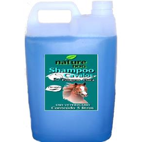 Shampoo Nature Dog para Cavalos - Pelos Claros 5 Litros