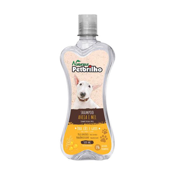 Shampoo Natureza Petbrilho para Cães e Gatos Aveia e Mel 500ml