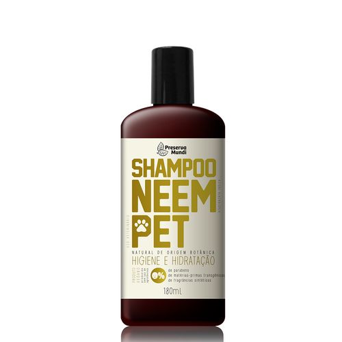 Shampoo Neem Pet 180 Ml Preserva Mundi