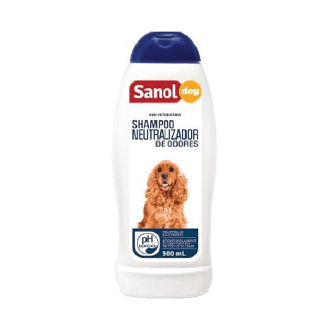 Shampoo Neutralizador de Odores 500Ml Sanol Dog