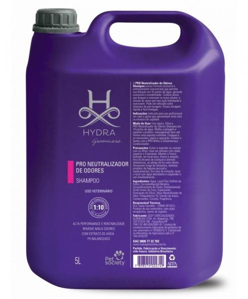 Shampoo Neutralizador de Odores Pet Society 5 Litros 1:10 Validade 10/20