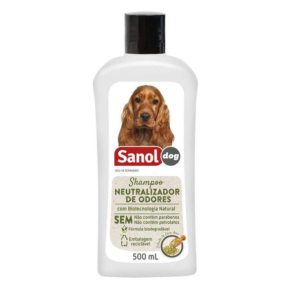 Shampoo Neutralizador de Odores Sanol Dog para Cães e Gatos - Total Química (500 Ml) - Sanol - Total Química