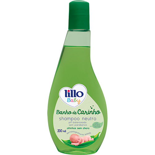 Shampoo Neutro Banho de Carinho 200ml - Lillo Baby