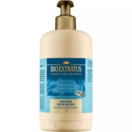 Shampoo Neutro Bio Extratus Perolado Proteínas do Leite 1 L
