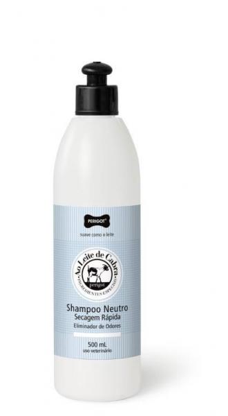 Shampoo Neutro Eliminador de Odores ao Leite de Cabra 500 Ml - Perigot