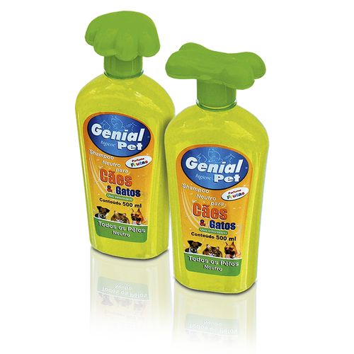 Shampoo Neutro Frutal Genial Pet 500ml