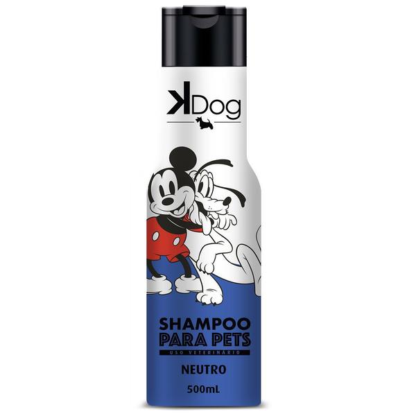 Shampoo Neutro K Dog Mickey e Amigos para Cães e Gatos - Total Química (500 Ml) - K Dog Mickey e Amigos - Total Química