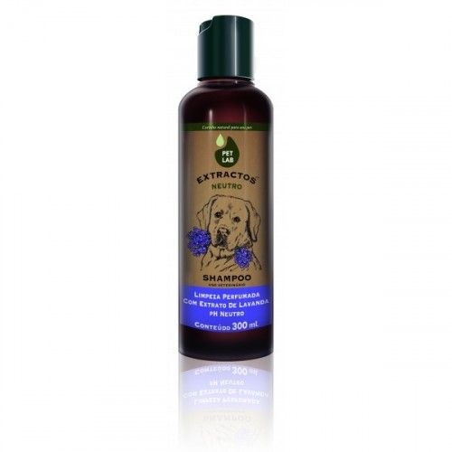 Shampoo Neutro para Cães Lavanda Petlab Extractos 300 Ml