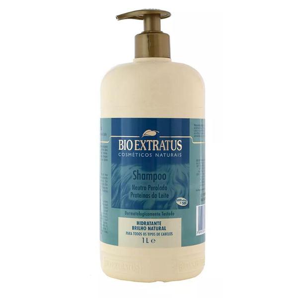 Shampoo Neutro Perolado Brilho Natural Bio Extratus 1 Litro
