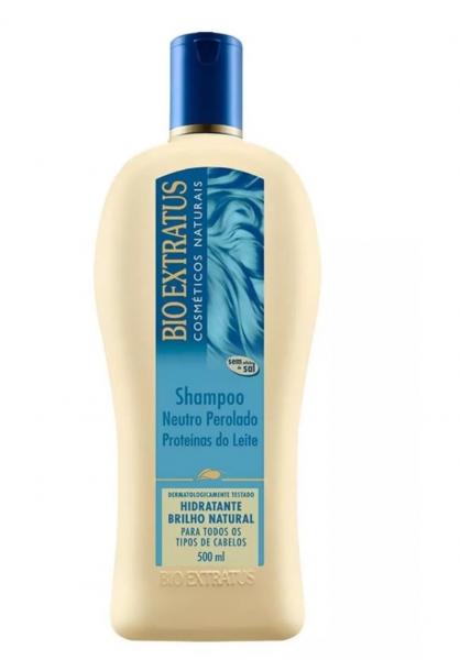 Shampoo Neutro Perolado com Proteínas do Leite 500ml - Bio Extratus