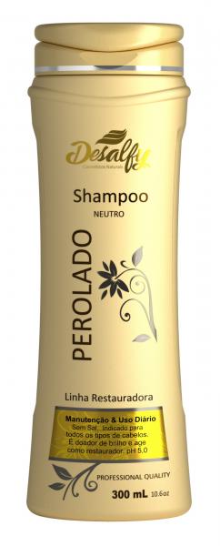 Shampoo Neutro Perolado - Linha Restauradora - 300ml - Desalfy Cosméticos Naturais