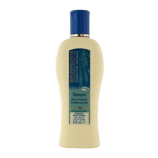 Shampoo Neutro Perolado Proteínas Leite 250ml Bio Extratus