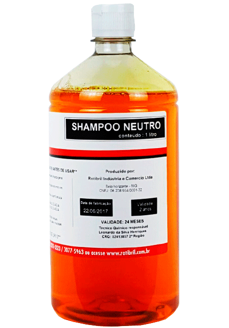 Shampoo Neutro Rotibril 1 Litros